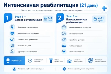 Реабилитация за 21 день в Североуральске